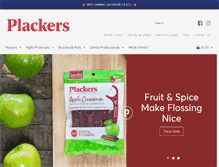 Tablet Screenshot of plackers.com
