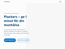 Tablet Screenshot of plackers.se